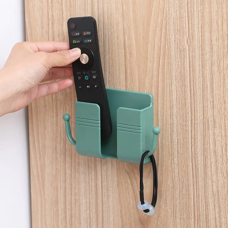 Self-Adhesive Wall Mount Remote Control Phone Holder.